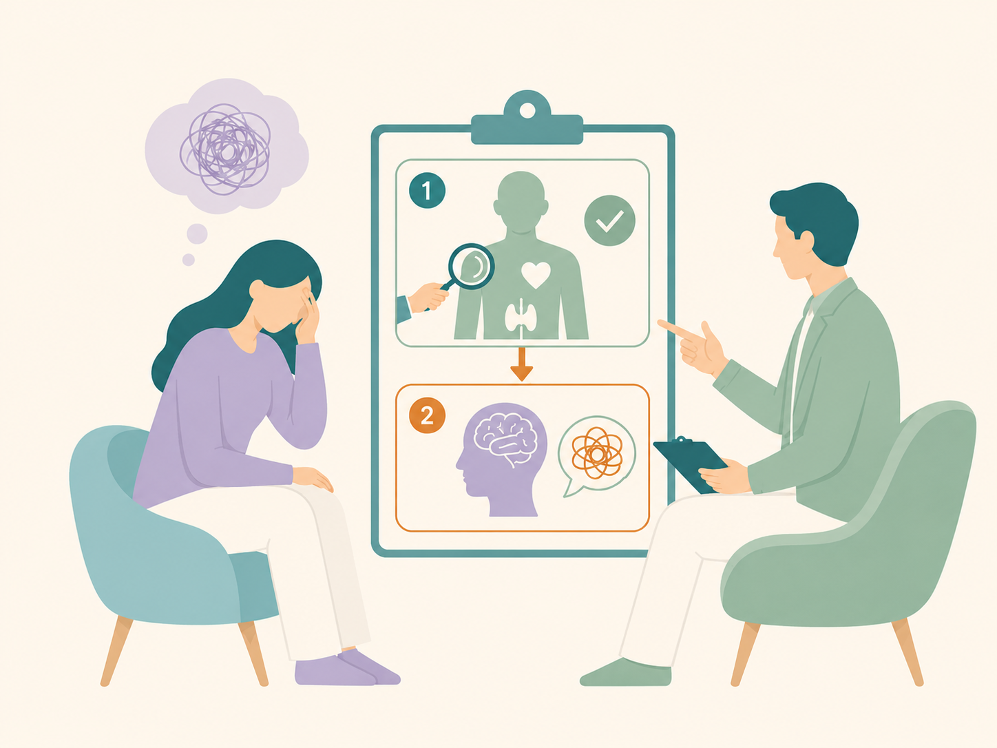 No diagnosticar un problema de salud mental sin haber descartado previamente las causas orgánicas